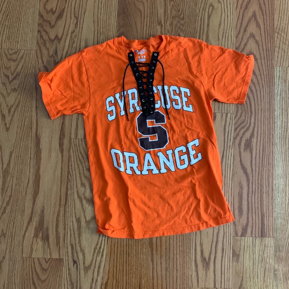 cuse tie up tee